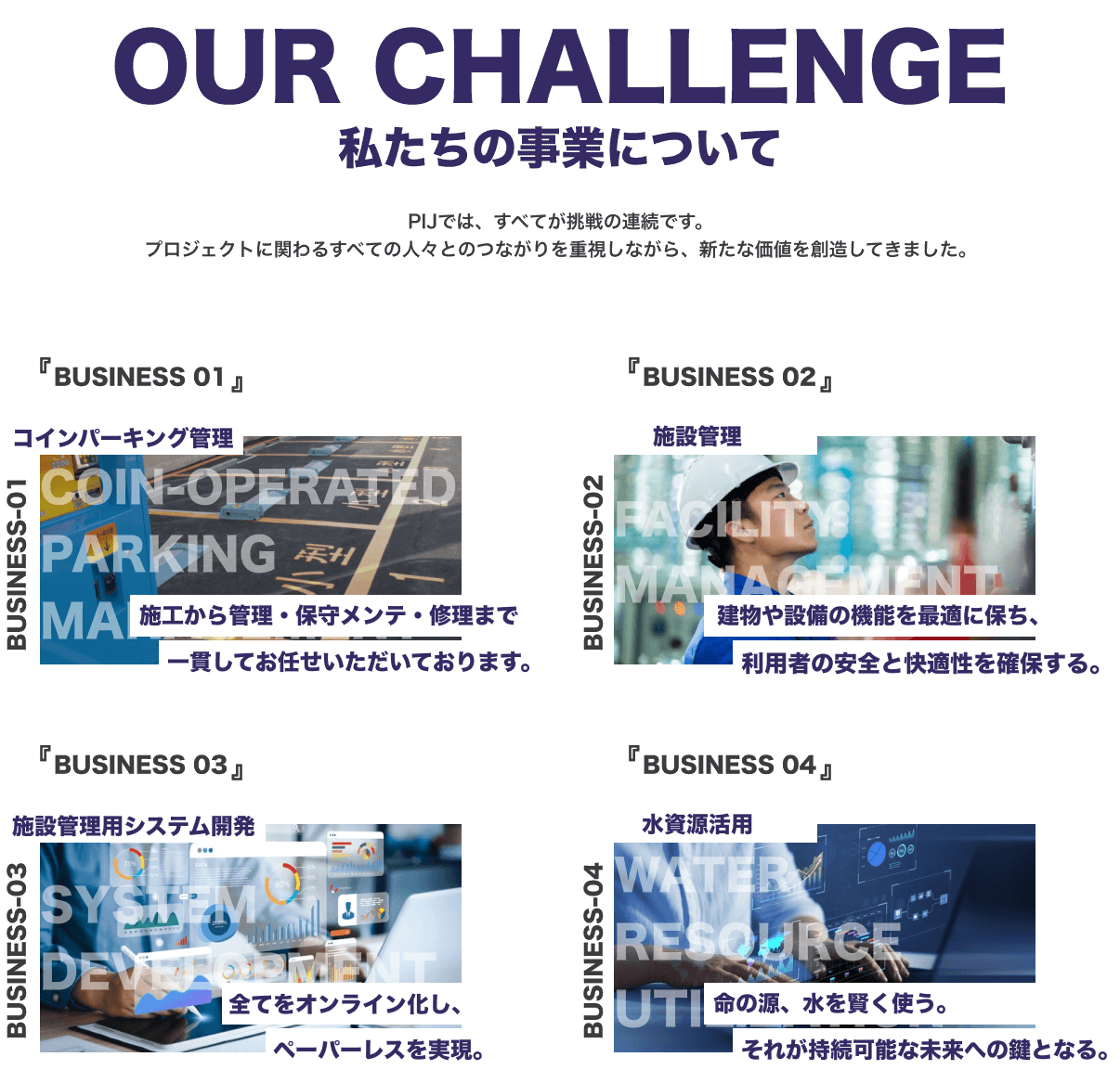 私たちの事業について